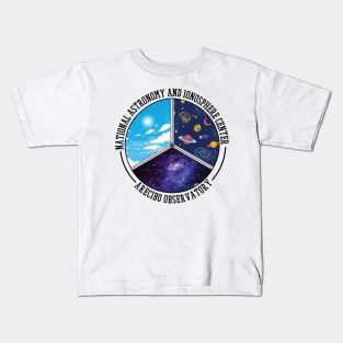 Arecibo Observatory logo - National Astronomy and Ionosphere Center Kids T-Shirt